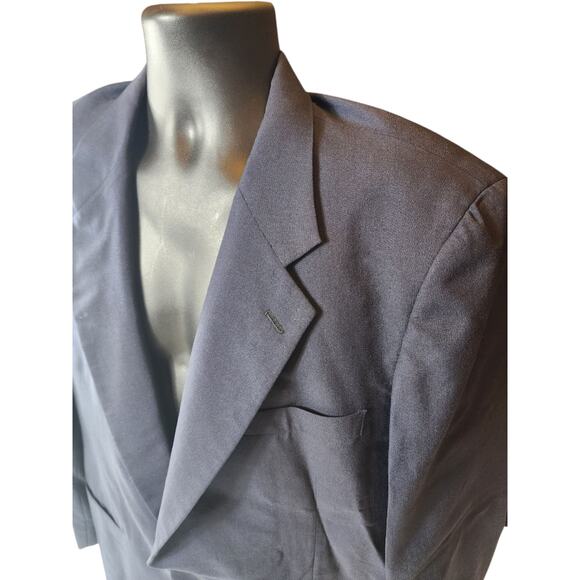 Staten Williams Sport Coat Boardroom Mens 46L Wool Blazer Classic Fit Two Button - Picture 1 of 10